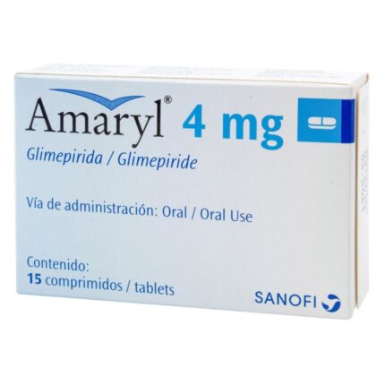 AMARYL 4 MG 15 COMPRIMIDOS