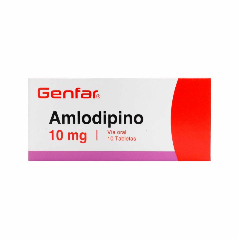 100001654.jpg AMLODIPINO 10 MG 10 TABLETAS GF - Image 1