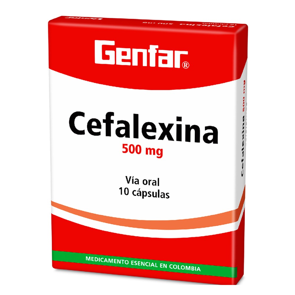100001685.jpg CEFALEXINA 500 MG 10 CAPSULAS GF - Image 1