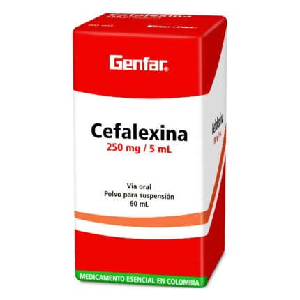 CEFALEXINA 250 MG SUSPENSION 60 ML GF