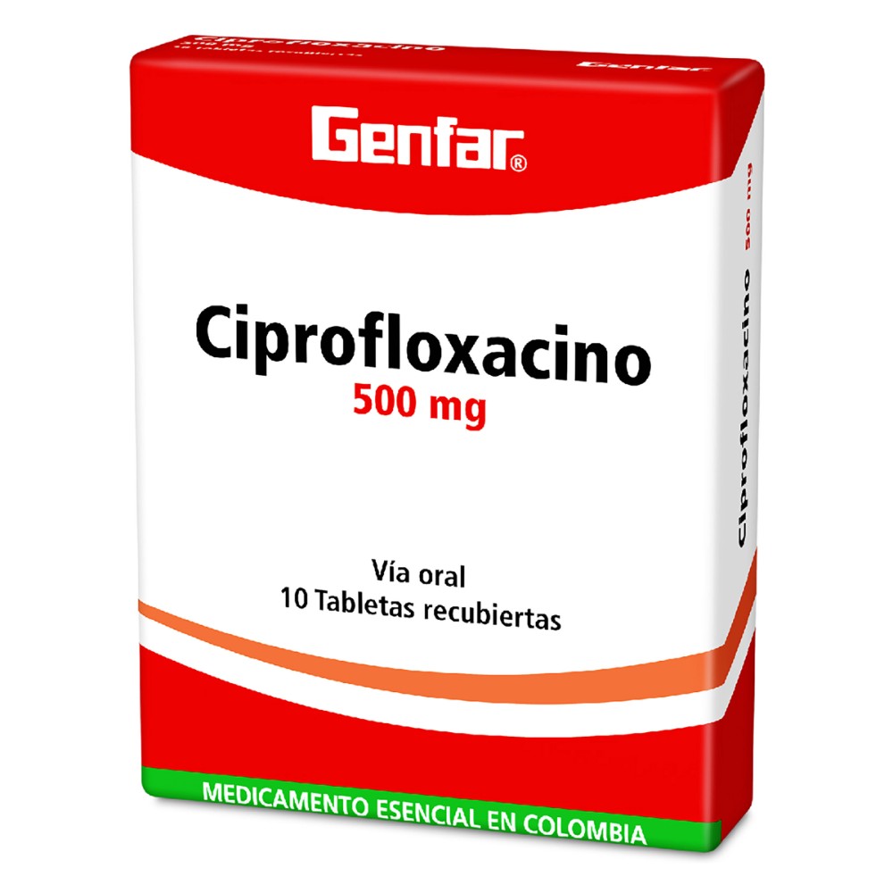 100001693.jpg CIPROFLOXACINO 500 MG 10 TABLETAS GF - Image 1