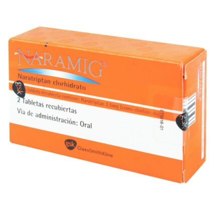 NARAMIG 2.5 MG 2 TBS
