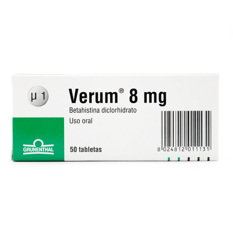 100002102.jpg VERUM 8 MG 50 TABLETAS - Image 1