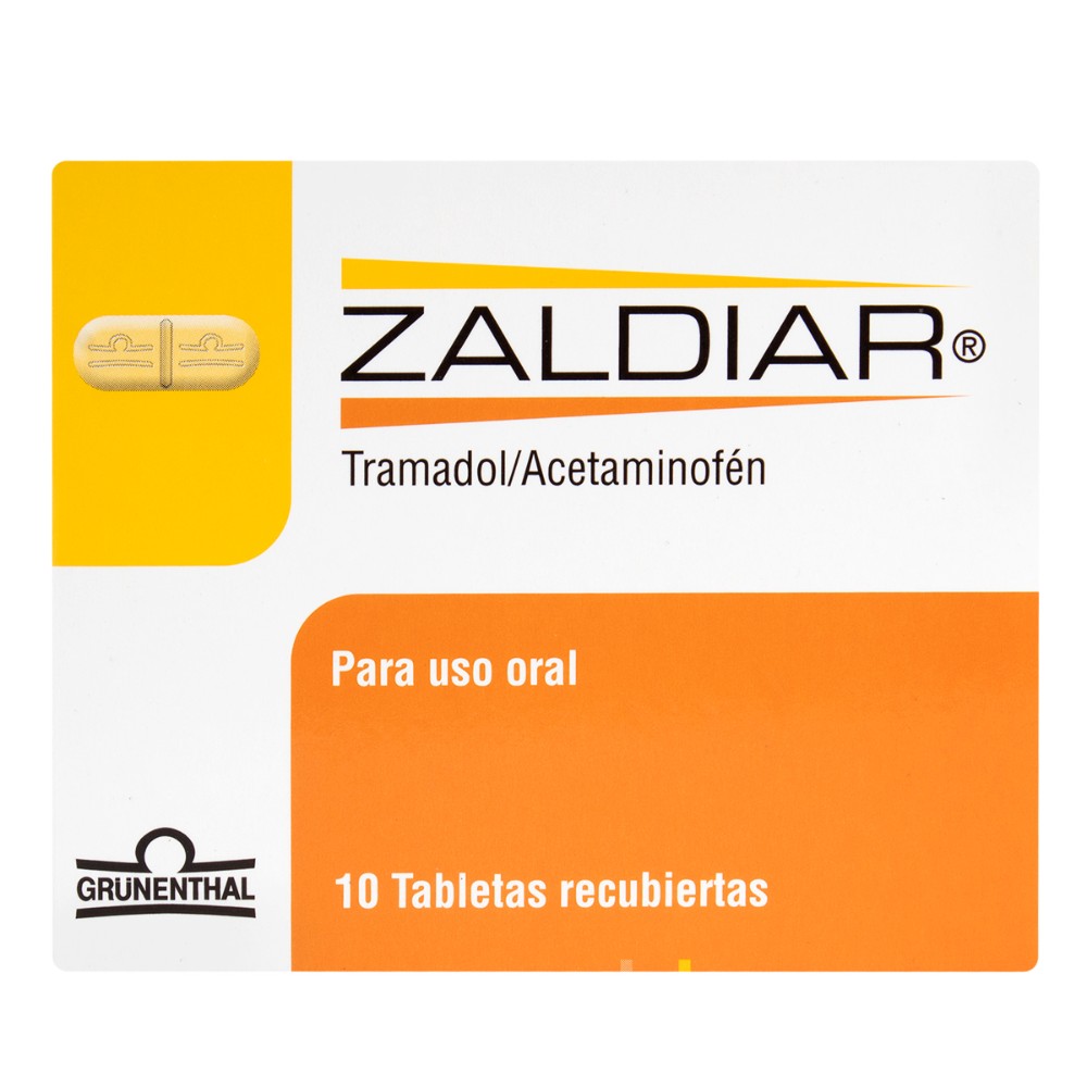 100002105.jpg ZALDIAR 37.5/325 MG 10 TABLETAS - Image 1