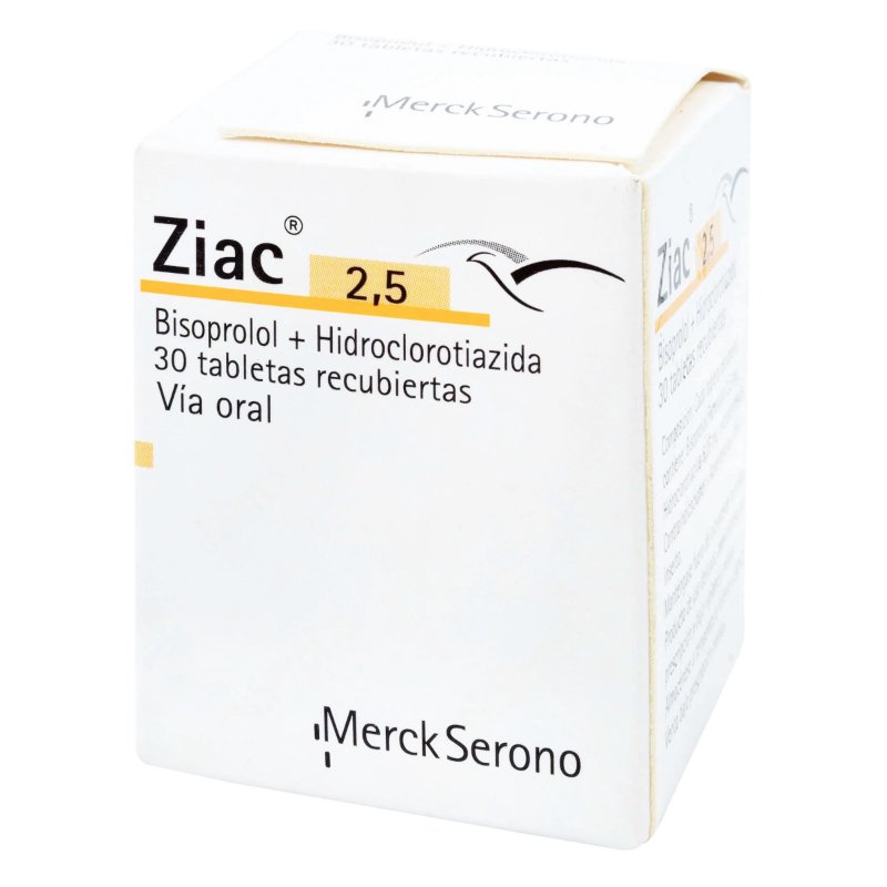 100004196.jpg ZIAC 2.5 MG 30 TABLETAS - Image 1