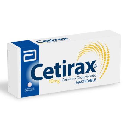 CETIRAX 10 MG 10 TBS MASTICABLE