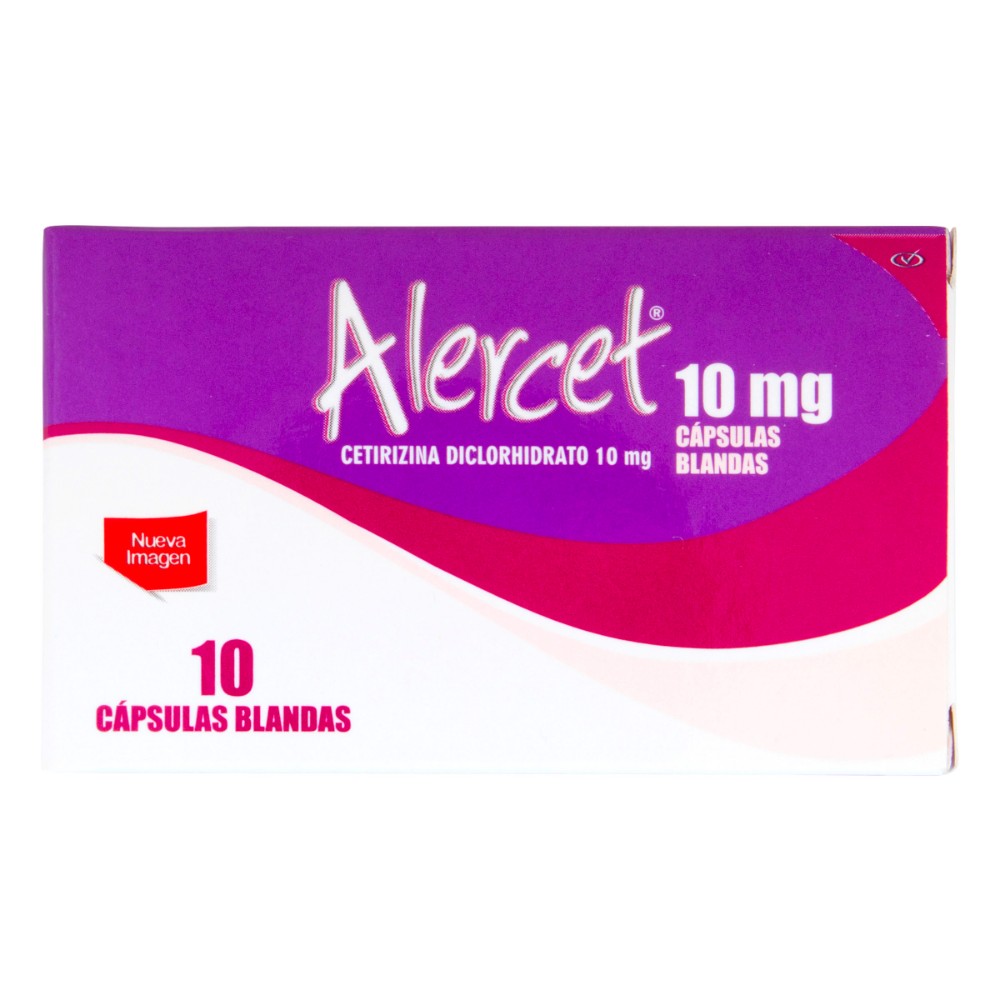 100004780.jpg ALERCET 10 MG 10 TABLETAS - Image 1
