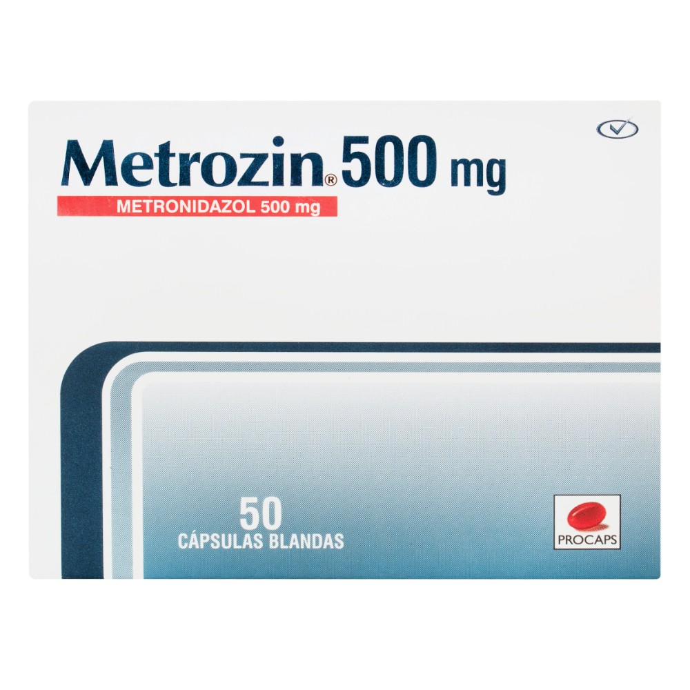 100004880.jpg METROZIN 500 MG 50 CAPSULAS - Image 1