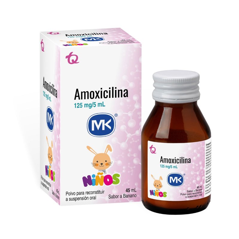 100005740.jpg AMOXICILINA 125 MG SUSPENSION 45 ML MK - Image 1