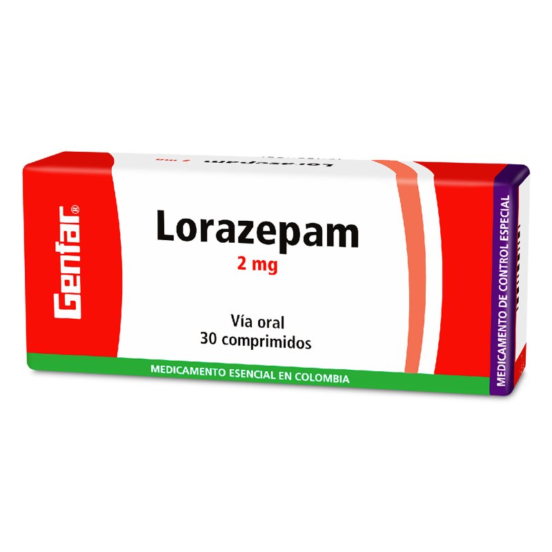 100008144.jpg LORAZEPAM 2 MG 30 TABLETAS GF - Image 1