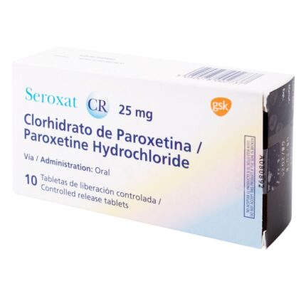 SEROXAT CR 25 MG 10 TABLETAS