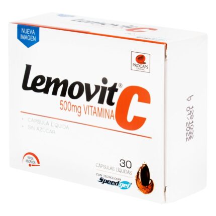 LEMOVIT C 500 MG 30 CAP.BLANDA GELATIN