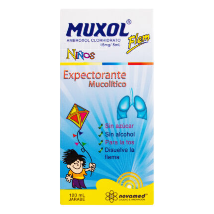 MUXOL FLEM NINOS JARABE 120 ML