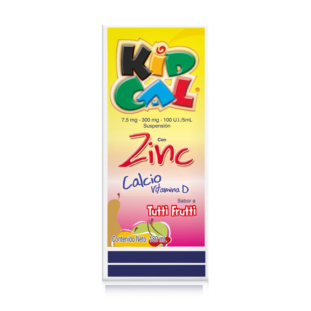 100012580.jpg KIDCAL SUSP.180 ML TUTIFRUTTI - Image 1