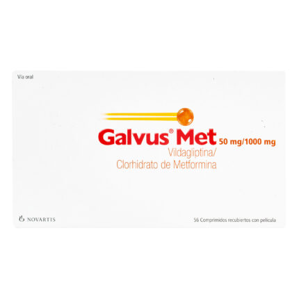 GALVUS MET 50/1000 MG 56 COMP