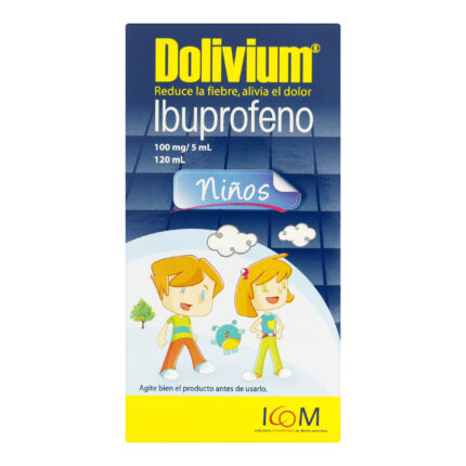IBUPROFENO DOLIVIUM 100MG/5ML SUSP. 120 ML ICOM