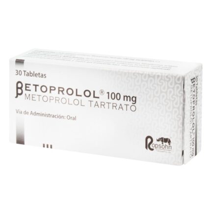 BETOPROLOL 100 MG 30 TABLETAS