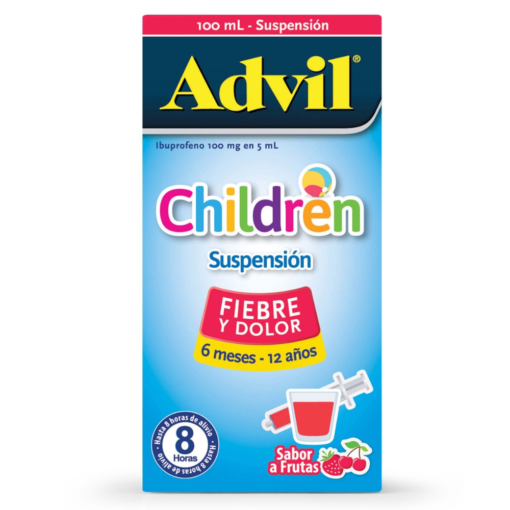 100016190.jpg ADVIL CHILDREN SUSPENSION 100 ML - Image 1