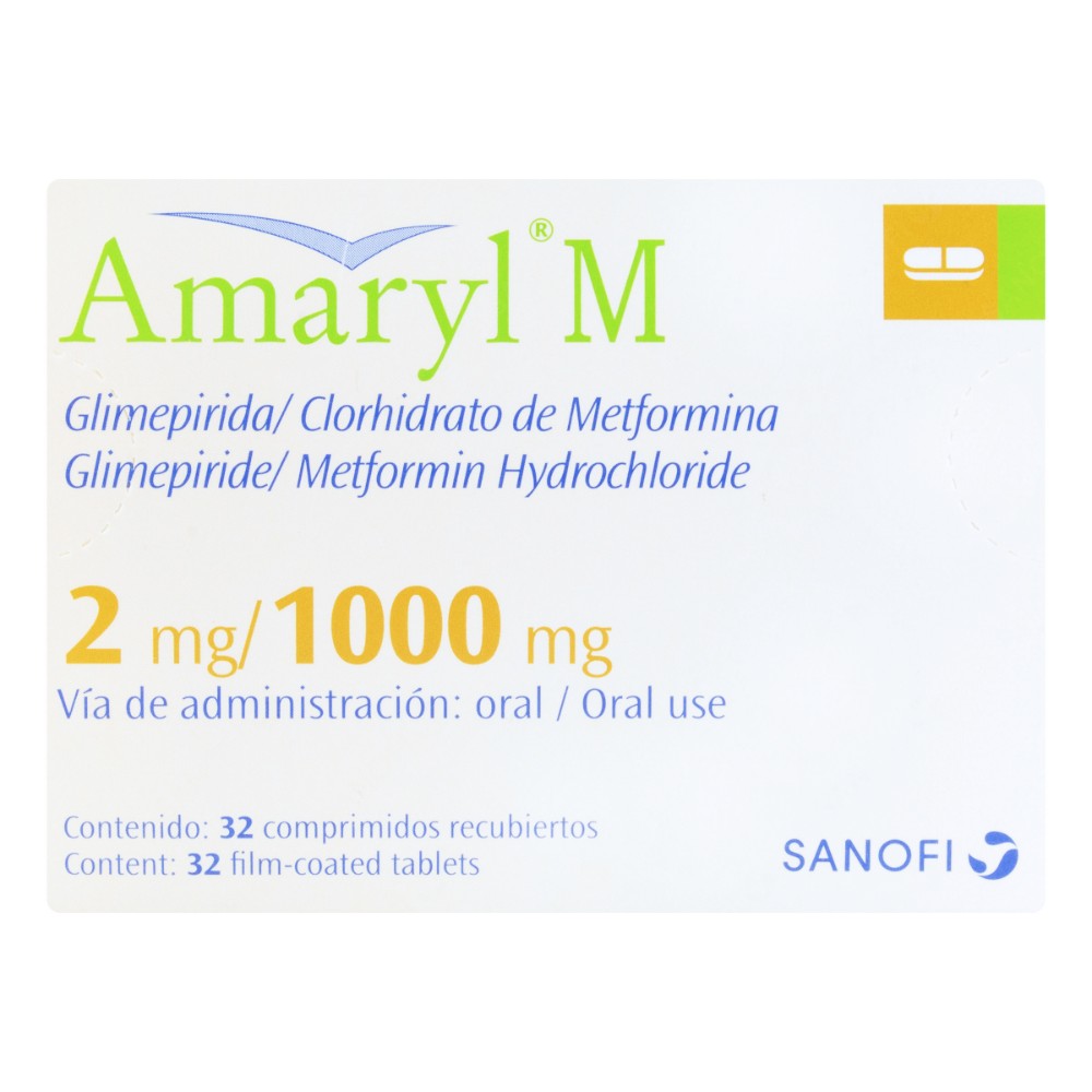 100016867.jpg AMARYL M 2 MG/1000 MG 32 COMP - Image 1