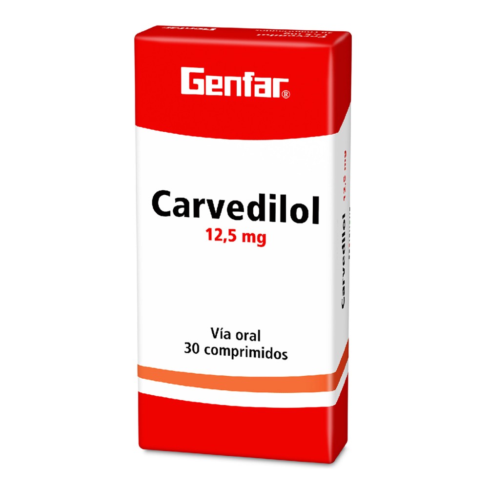 100016912.jpg CARVEDILOL 12.5 MG 30 TBS GF - Image 1