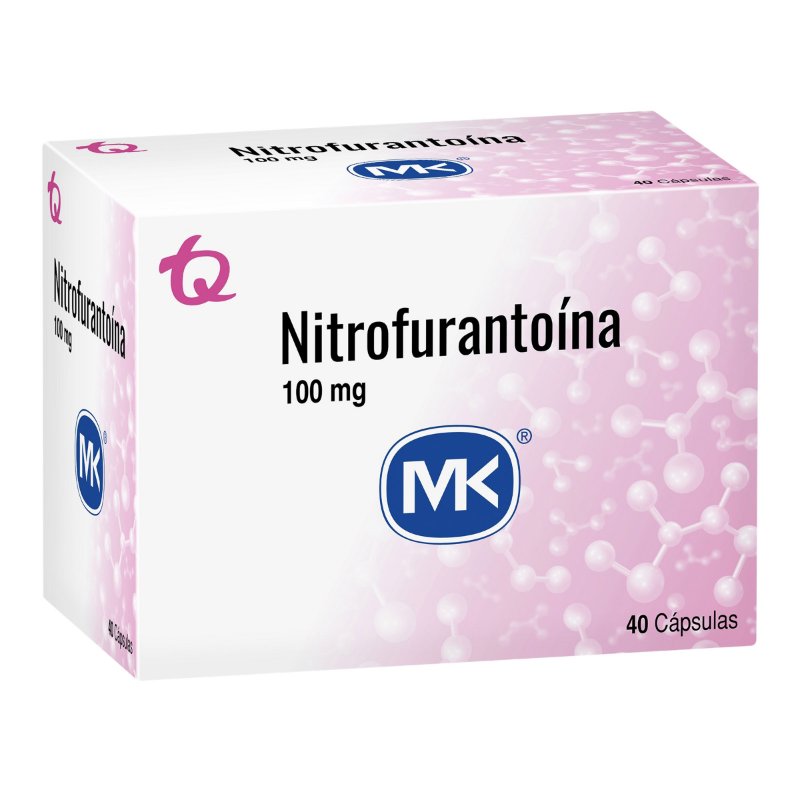 100018084.jpg NITROFURANTOINA 100 MG 40 CAPSULAS MK - Image 1