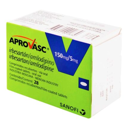 APROVASC 150/5 MG 28 TABLETAS