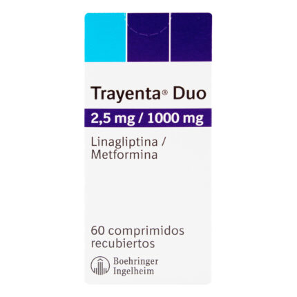 TRAYENTA DUO 2.5/1000 MG 60 TBS