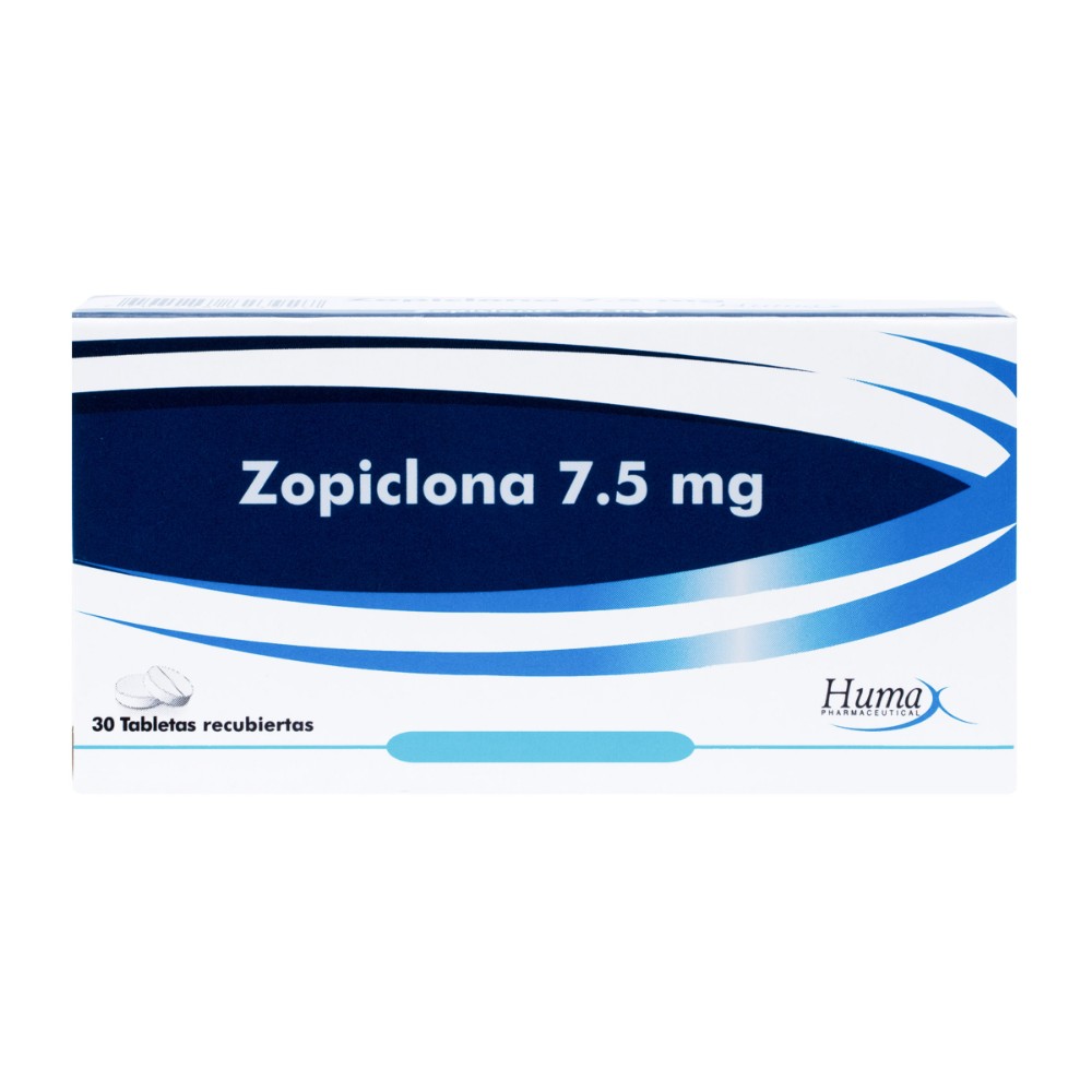 100019767.jpg ZOPICLONA 7.5 MG 30 TABLETAS HP - Image 1