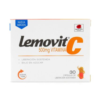 LEMOVIT C 500 MG 30 CAP.LIB.SOSTENIDA
