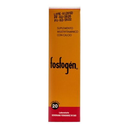 FOSFOGEN 20 TABLETAS