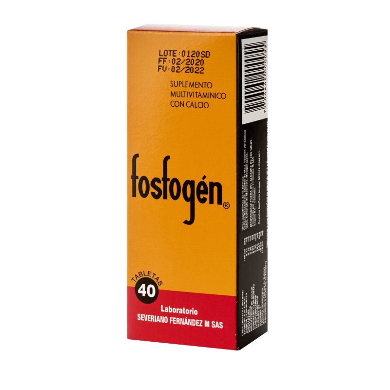 100019903.jpg FOSFOGEN 40 TABLETAS - Image 1