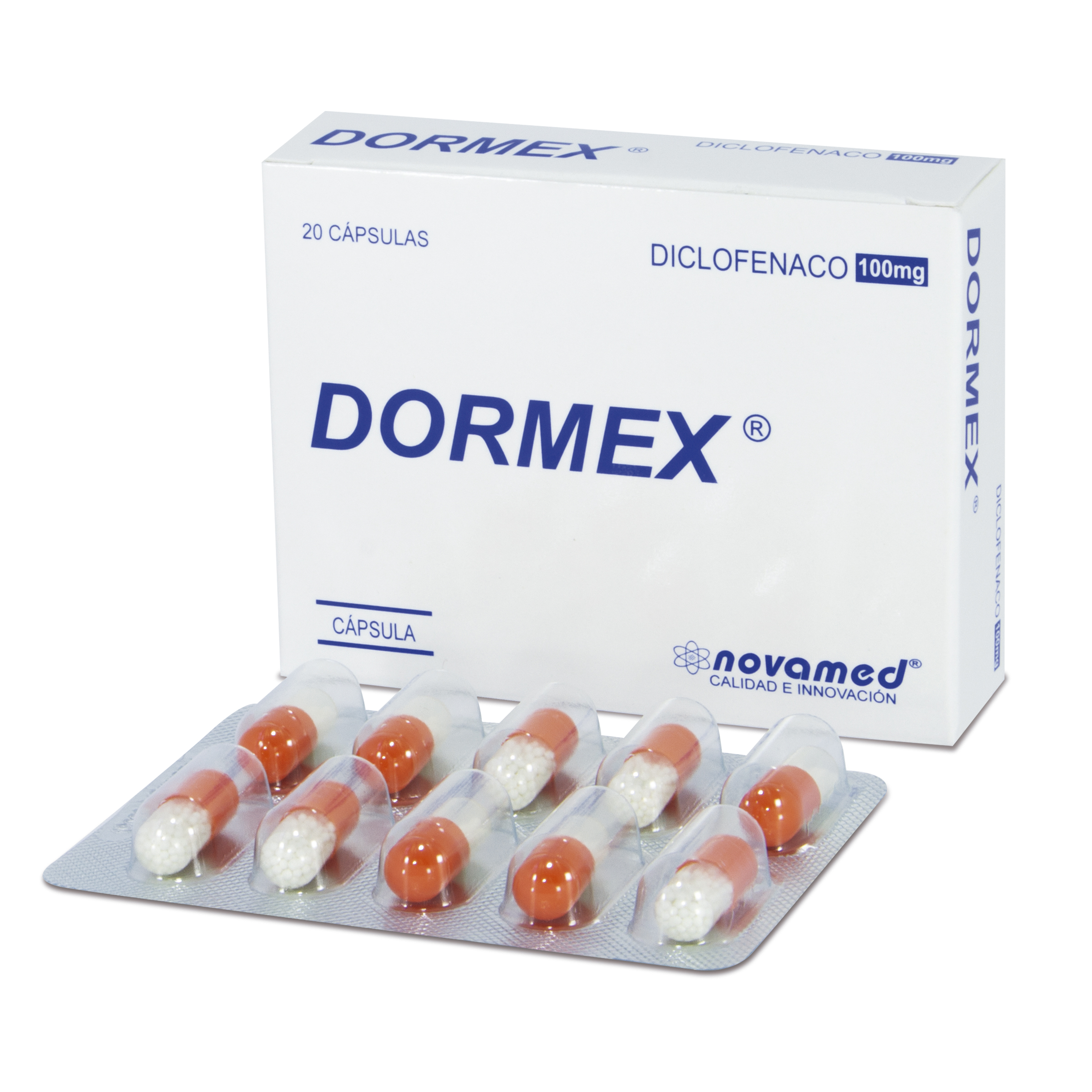 100020027.jpg DICLOFENACO SODICO DORMEX 100 MG 20 CAPS - Image 1