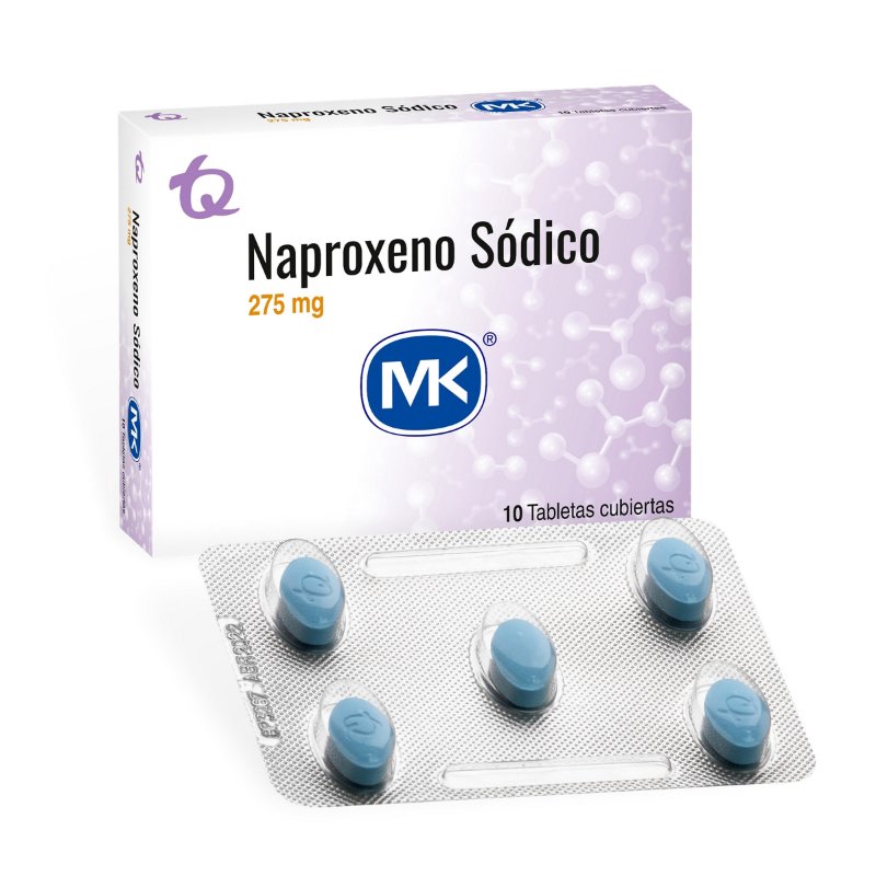 100020192.jpg NAPROXENO 275 MG 10 TABLETAS MK - Image 1