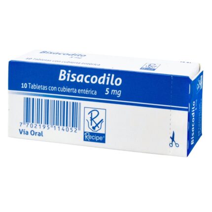 BISACODILO 5 MG 10 TABLETAS RC