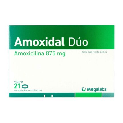 AMOXIDAL DUO 875 MG 21 COMPRIMIDOS