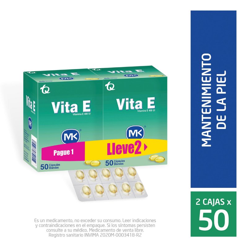 100021461.jpg VITAMINA E 400 U.I.50 CAPS MK PG1.LL2 - Image 1