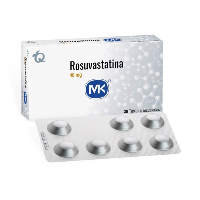 100022073.jpg ROSUVASTATINA 40 MG 28TB MK - Image 1