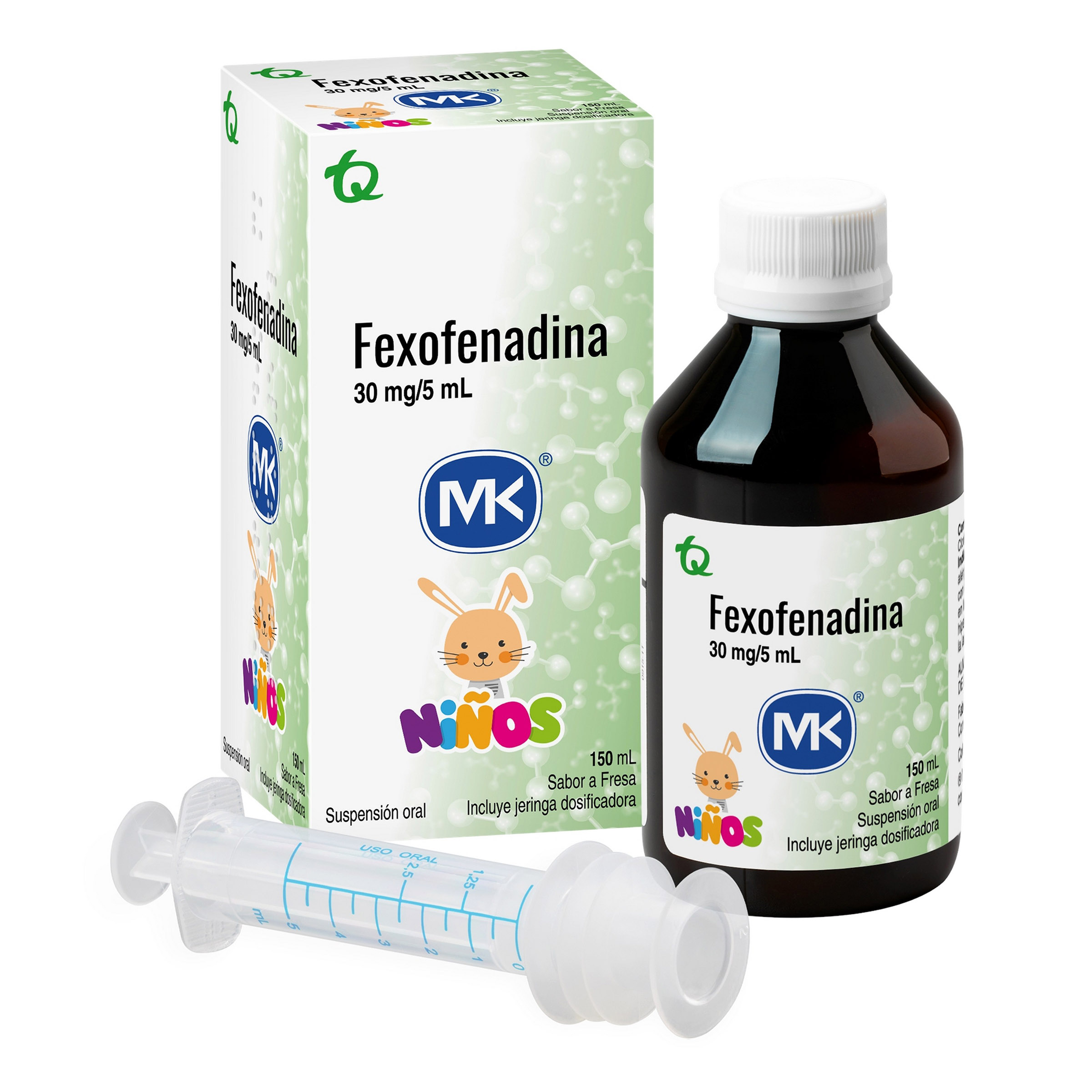 100022090.jpg FEXOFENADINA 30MG/5ML JARABE 150 ML MK - Image 1