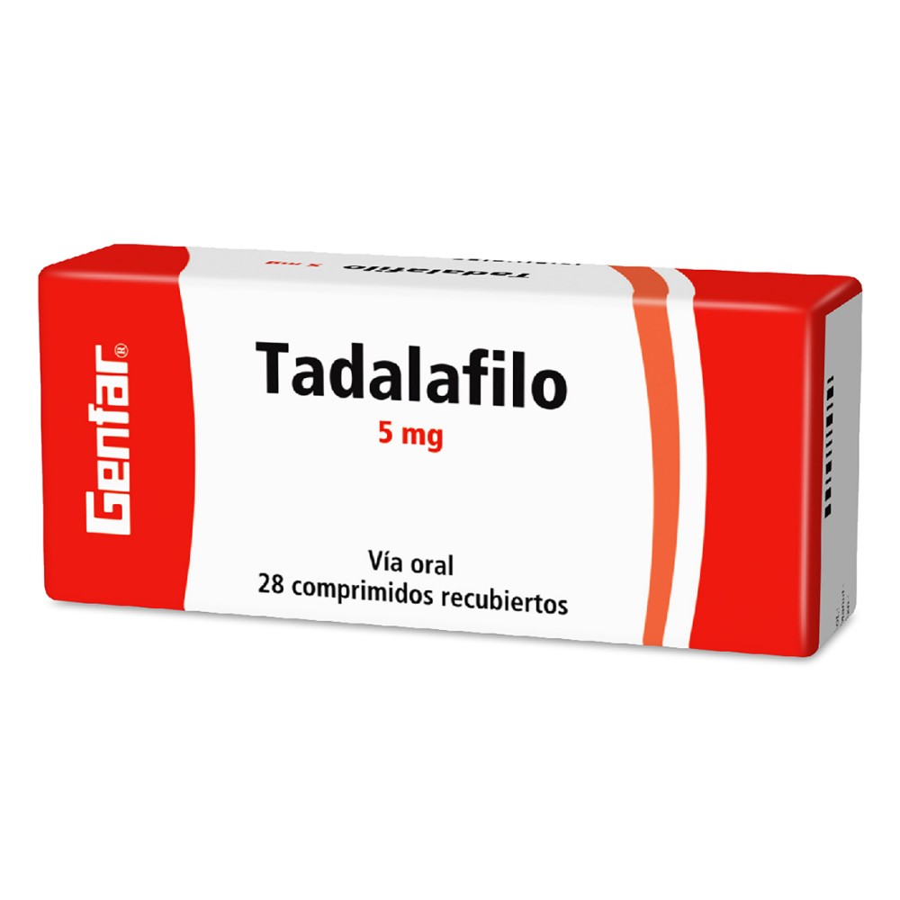 100022276.jpg TADALAFILO 5 MG 28 COMPRIMIDOS GF - Image 1