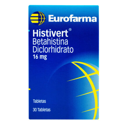 HISTIVERT 16 MG 30 TABLETAS