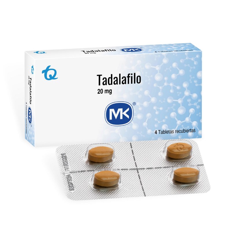 100022501.jpg TADALAFILO 20 MG 4 TABLETAS MK - Image 1