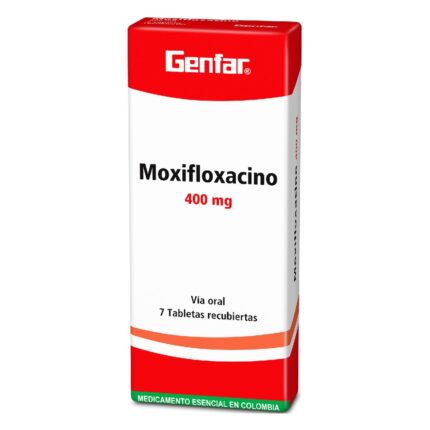 MOXIFLOXACINO 400 MG 7 TBS GF