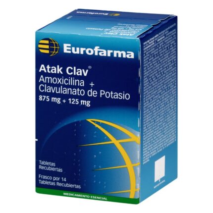 ATAK CLAV 875 MG 14 TABLETAS