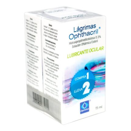 OPHTHACRIL GOTAS 15ML COMPRA 1 LLEVE2
