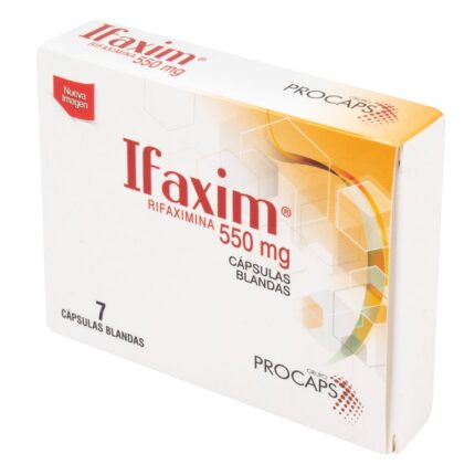 IFAXIM 550 MG 7 CAPSULAS