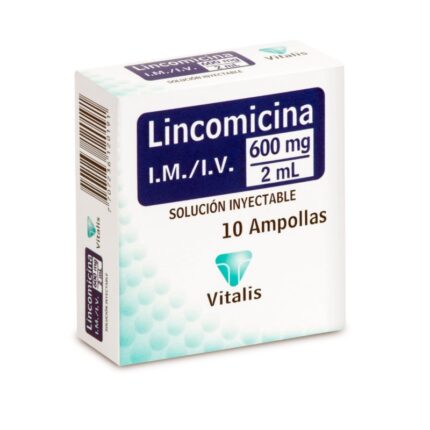 LINCOMICINA 600 MG/2ML 10 AMPOLLAS VT
