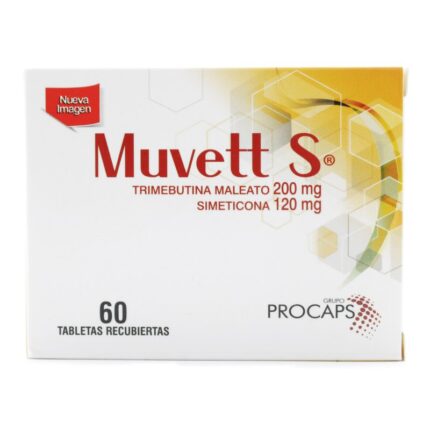 MUVETT S 200/120 MG 60 TABLETAS