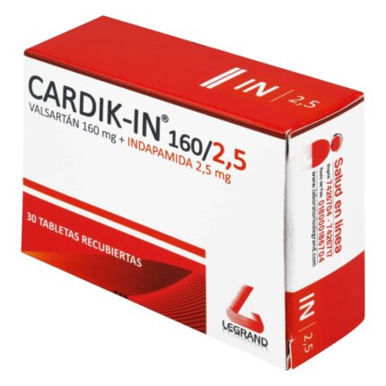 CARDIK-IN 160/2.5 MG 30 TAB