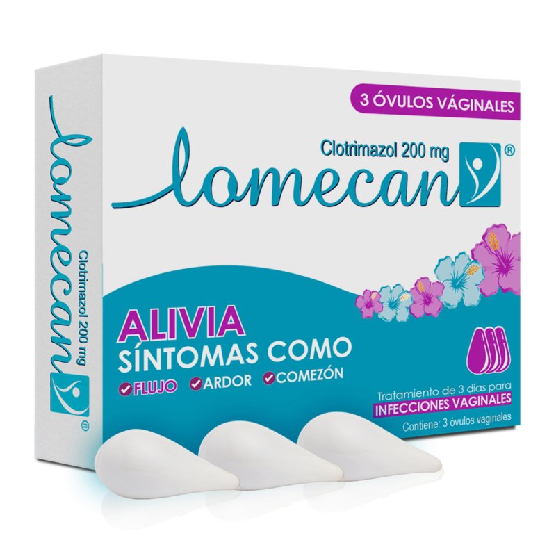 100025007.jpg LOMECAN CLOTRIMAZOL 200MG 3 OVU.VAG. - Image 1