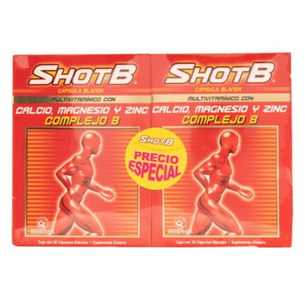 2 SHOT B 30 CAPSULAS PRECIO ESP